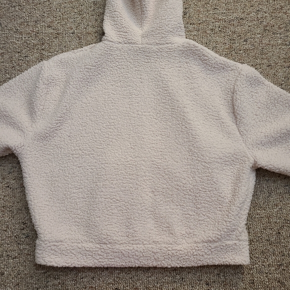 Victoria's Secret PINK Army Zip Up Sherpa Size Large - Picture 6 of 14